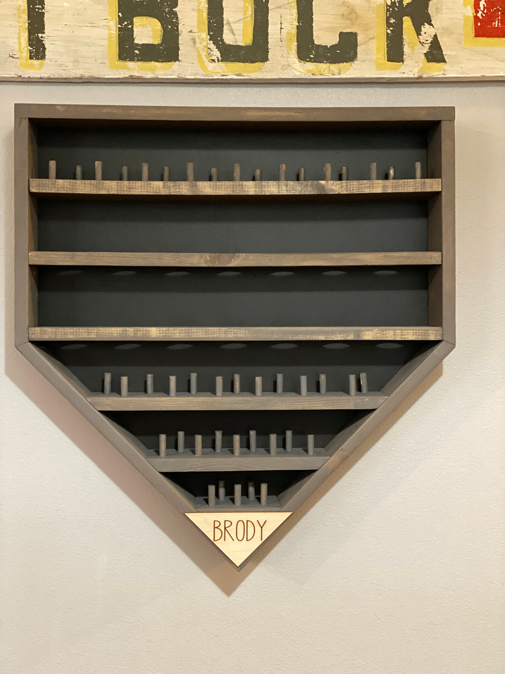 Baseball ring & Baseball Holder, Homeplate ,Personalized
