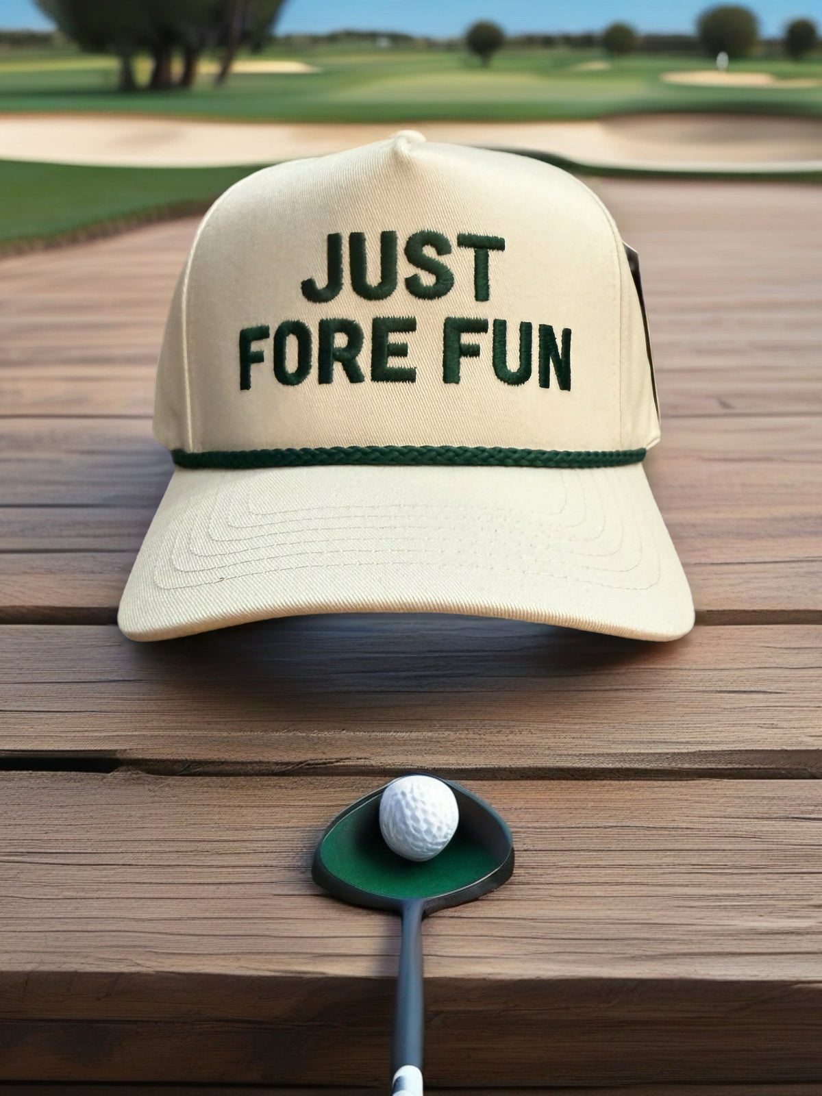 Just Fore Fun CC Brand Canvas Hat