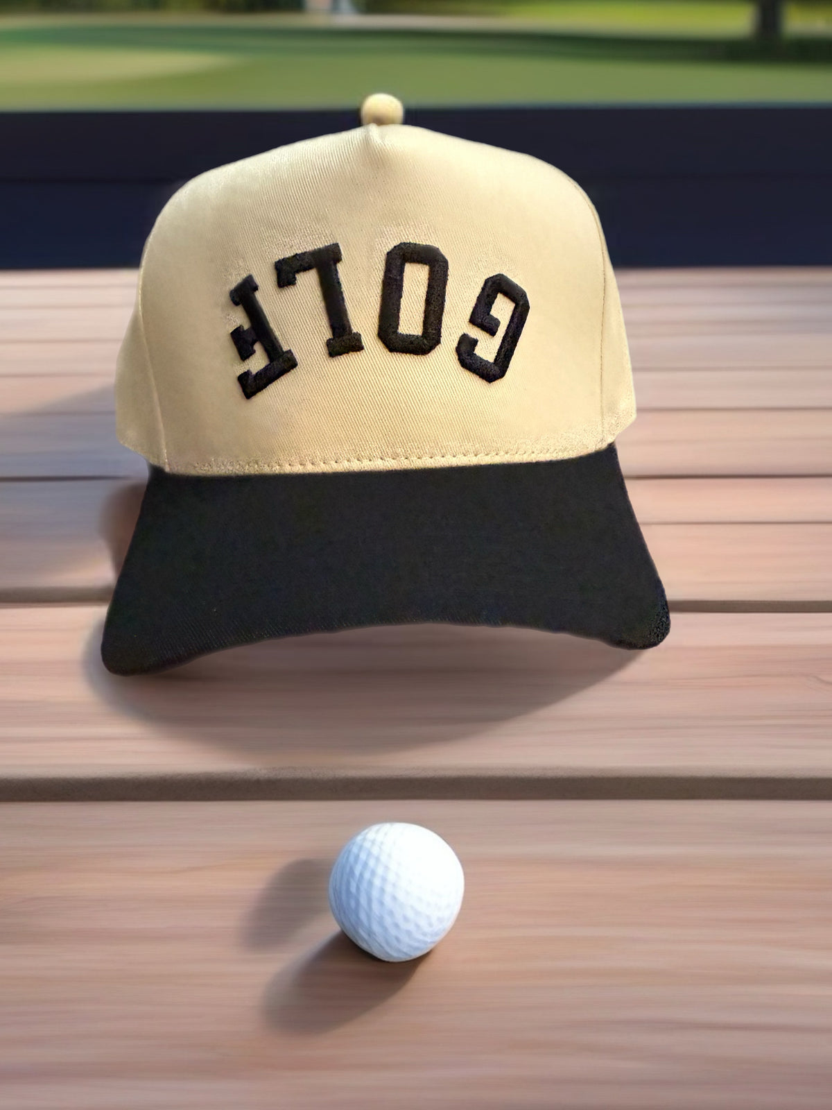 Golf embroidered CC Brand Canvas hat