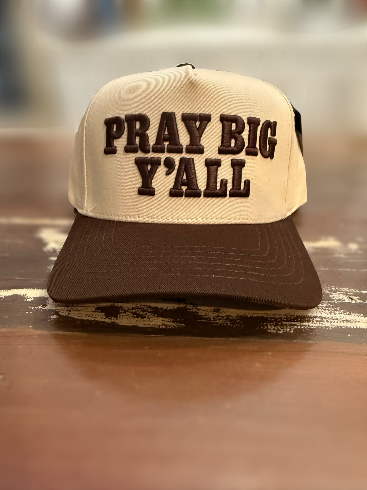 Pray Big Y’all, CC Brand 2 tone canvas hat
