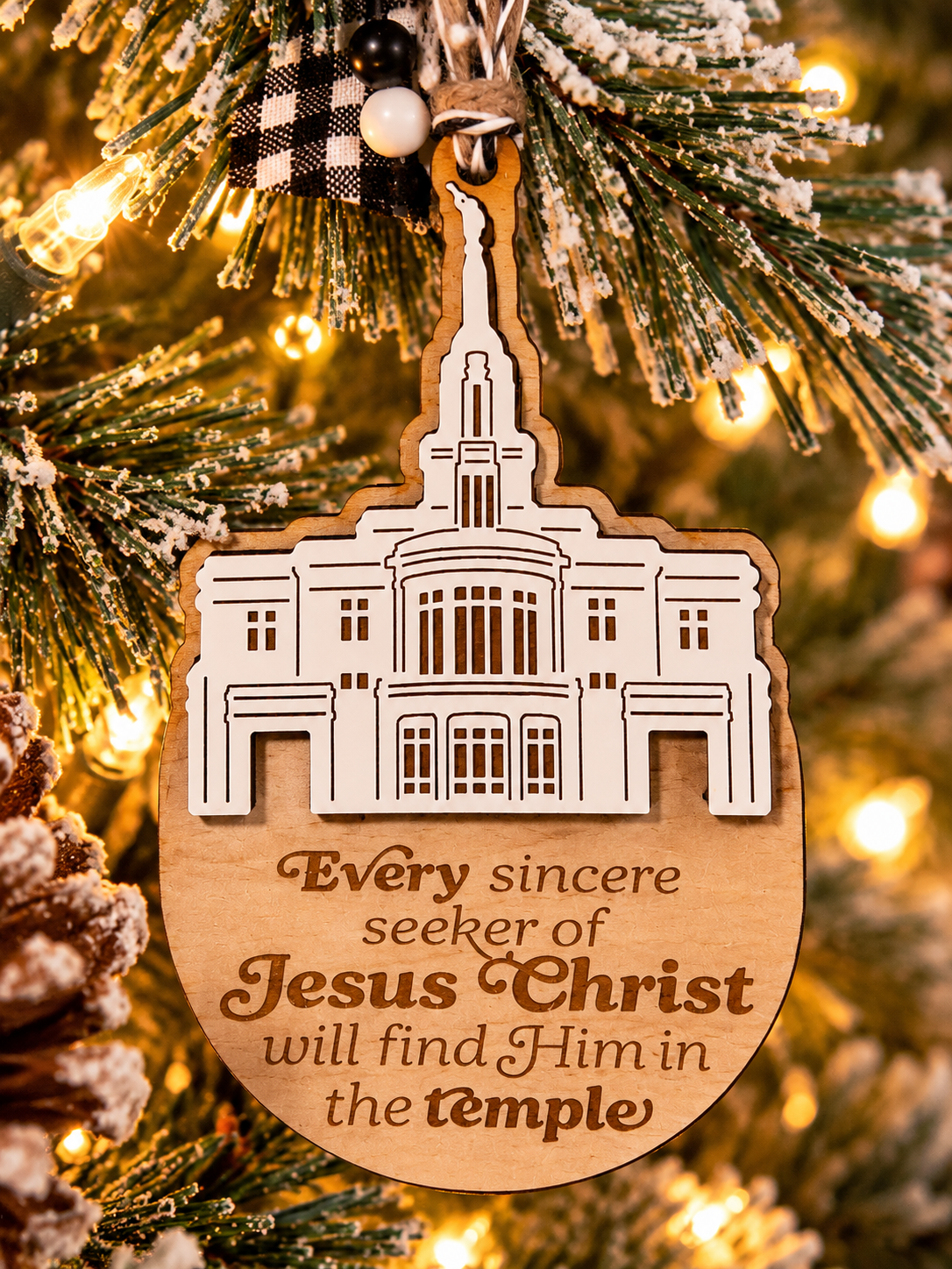 Payson,Utah Temple Ornament