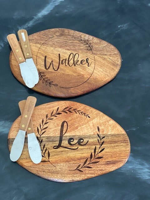 Charcuterie Board, Personalized, bridal shower gift, birthday gift, welcome gift, cheese & crackers
