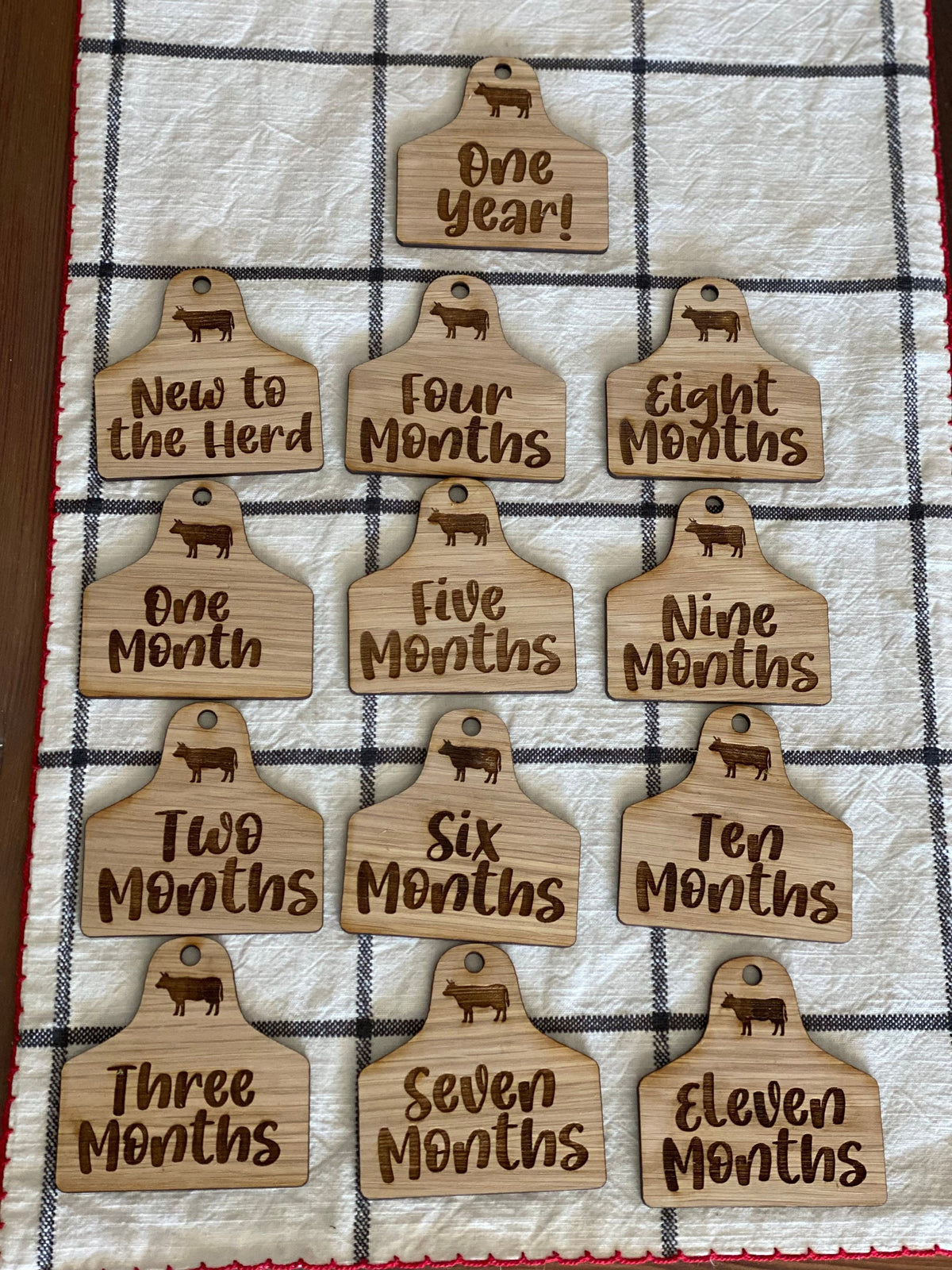 Baby props, baby milestone markers, welcome baby, baby shower gift, welcome to the rodeo, welcome to the herd, cowboy, gift ideas