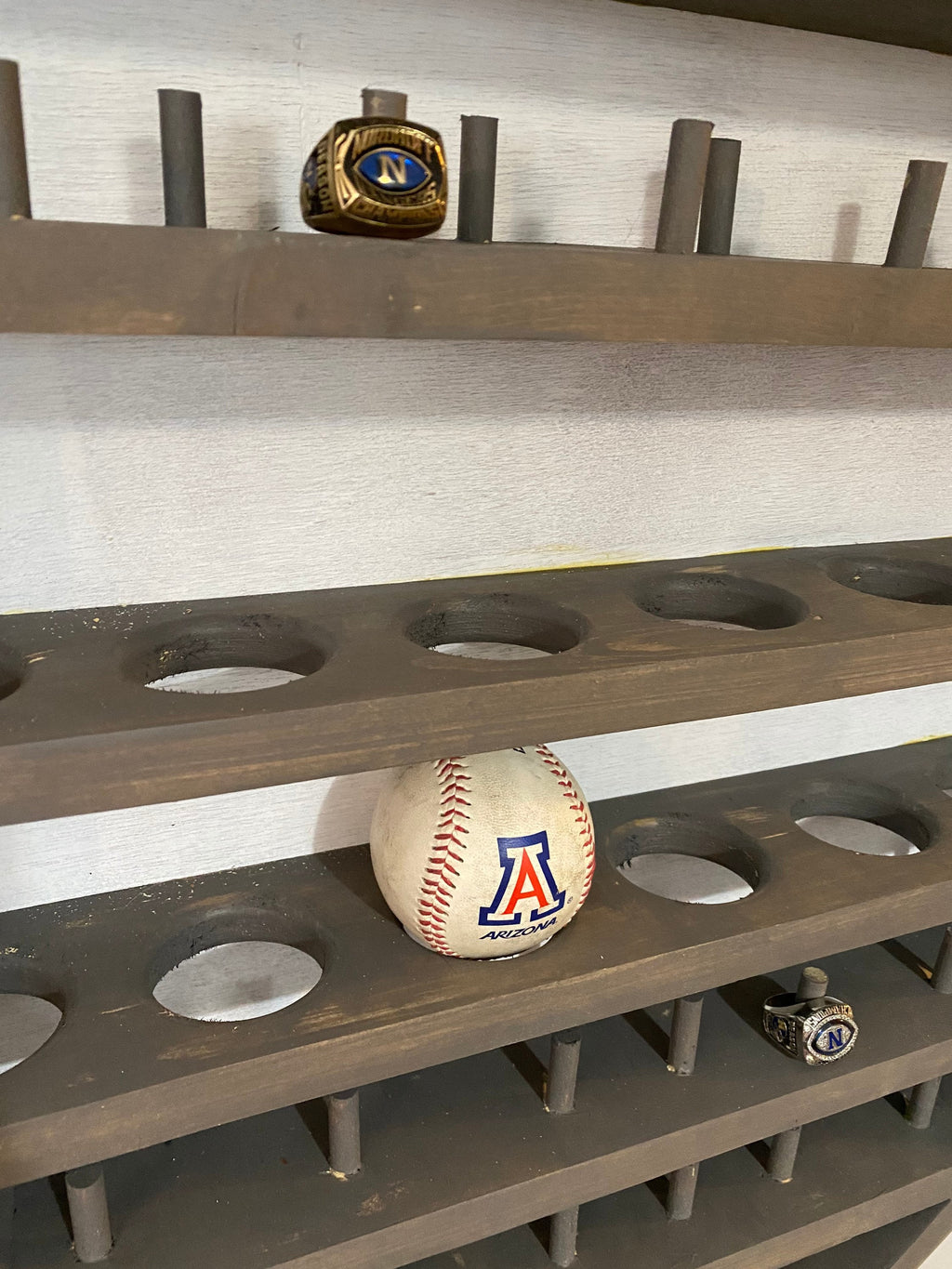 Baseball ring & Baseball Holder, Homeplate ,Personalized