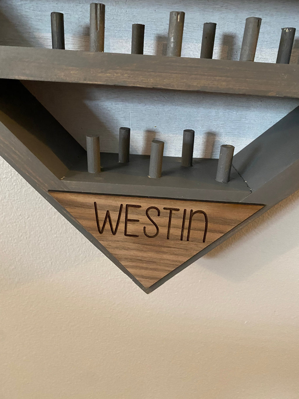 Baseball ring & Baseball Holder, Homeplate ,Personalized